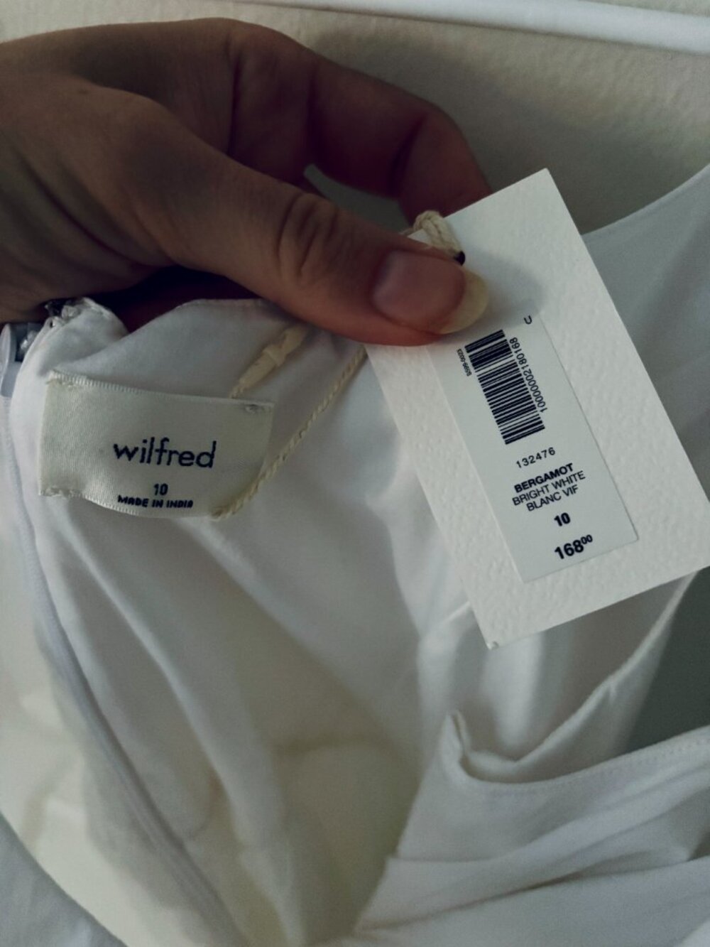 Aritzia White Midi Dress - Picture 5 of 5